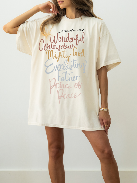 Name of Jesus Comfort Colors Tee