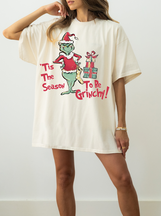 'Tis the Season Grinchy Comfort Colors Tee