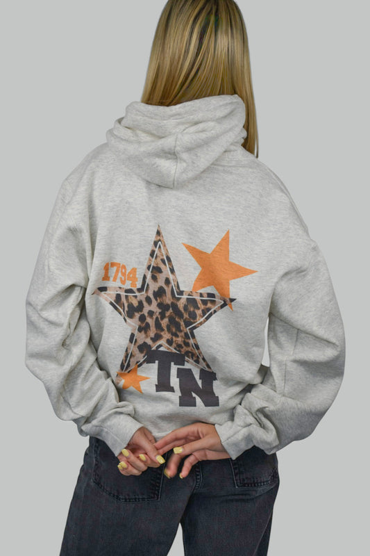 TN Leopard Star  Hoodie