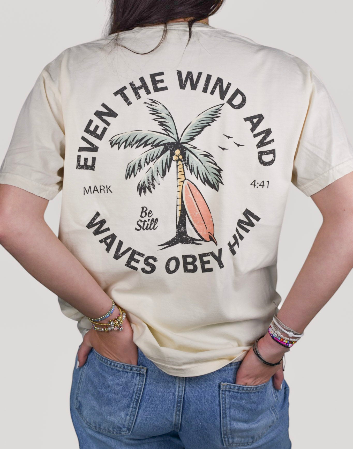Even the Wind & Waves Obey Him Comfort Colors Tee