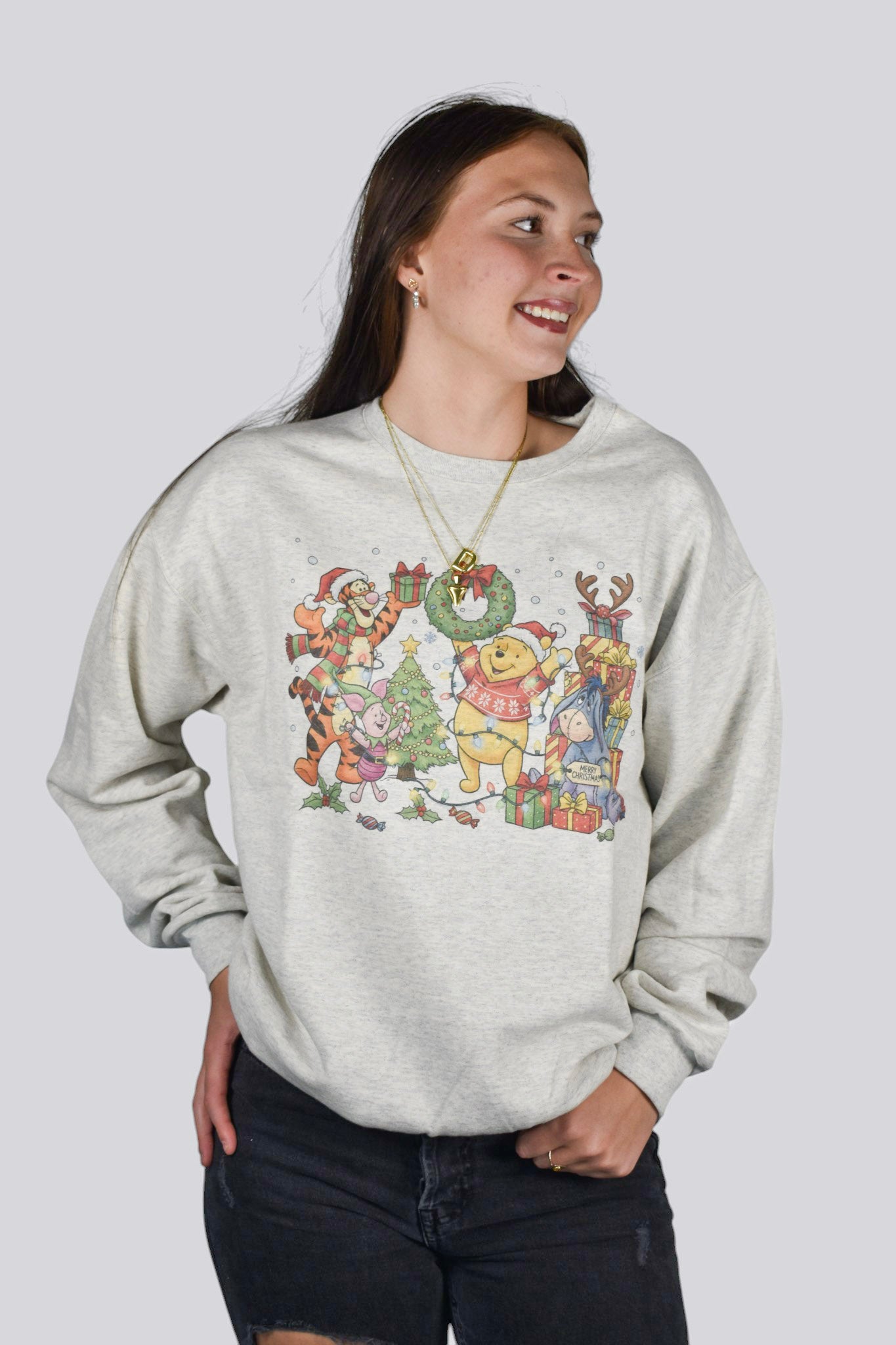 Pooh Holiday Party Crewneck Sweatshirt