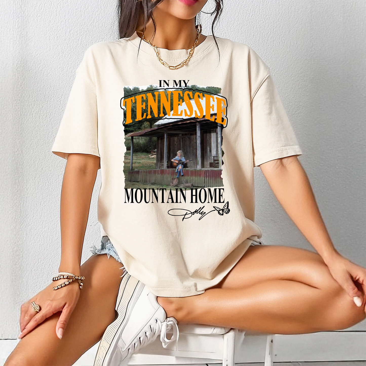 Tennesee Mountain Home (Dolly) Comfort Colors Tee